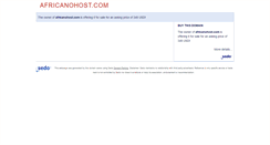 Desktop Screenshot of africanohost.com